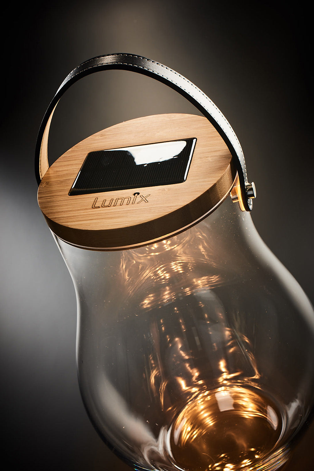 Lumix Deco Glass mit Bambusdeckel