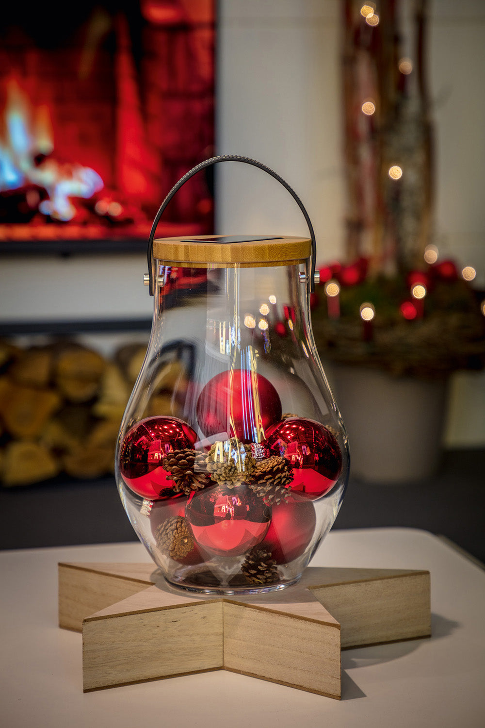 Lumix Deco Glass mit Kugeln