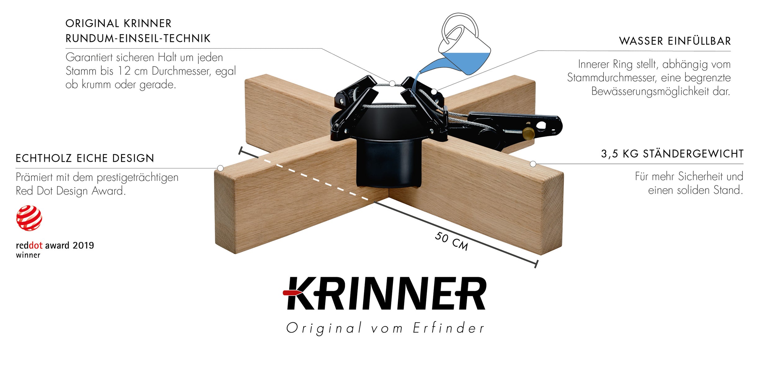 KRINNER Kopenhagen Schwarz