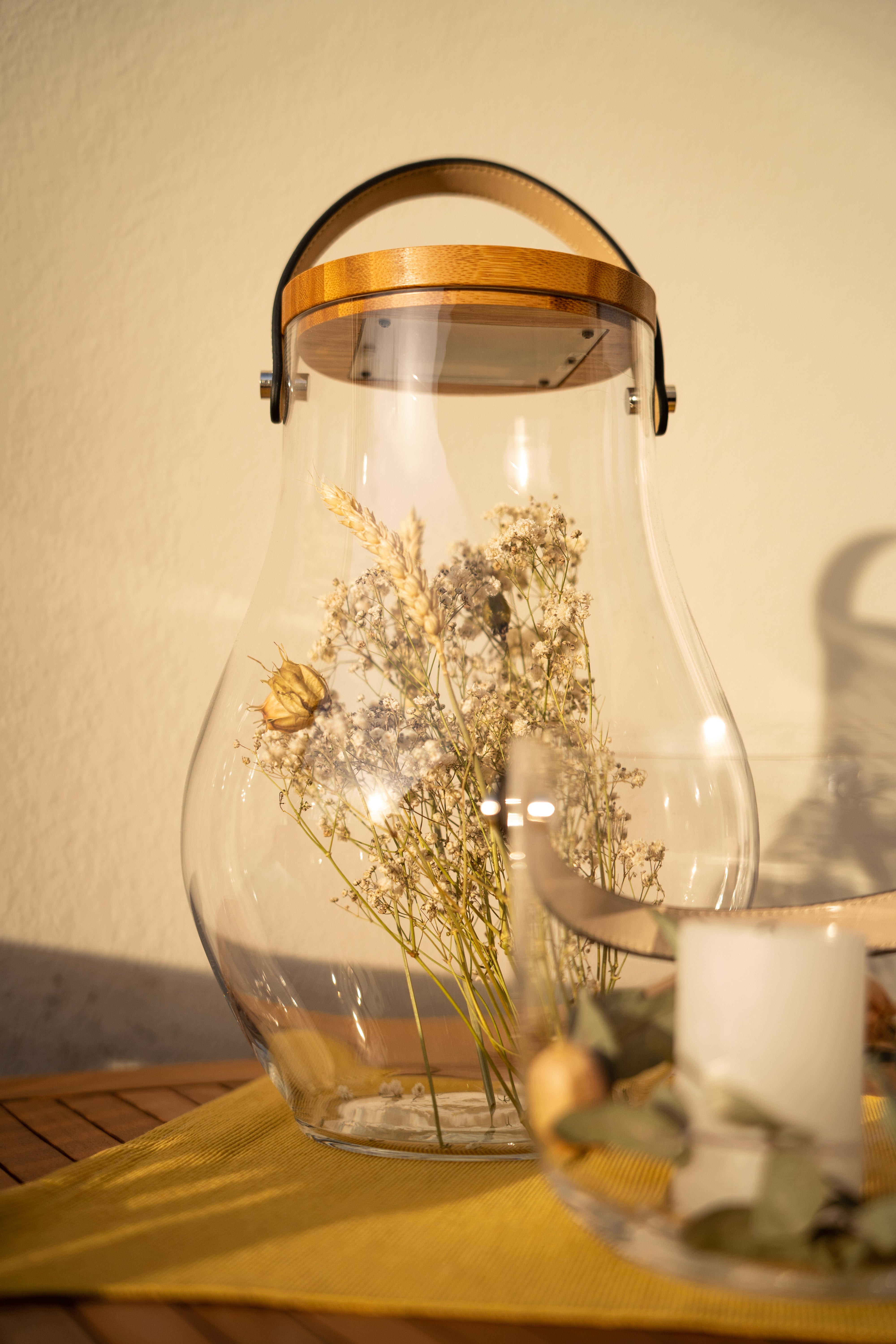 Lumix Deco Glass Bold mit Trockenblumen