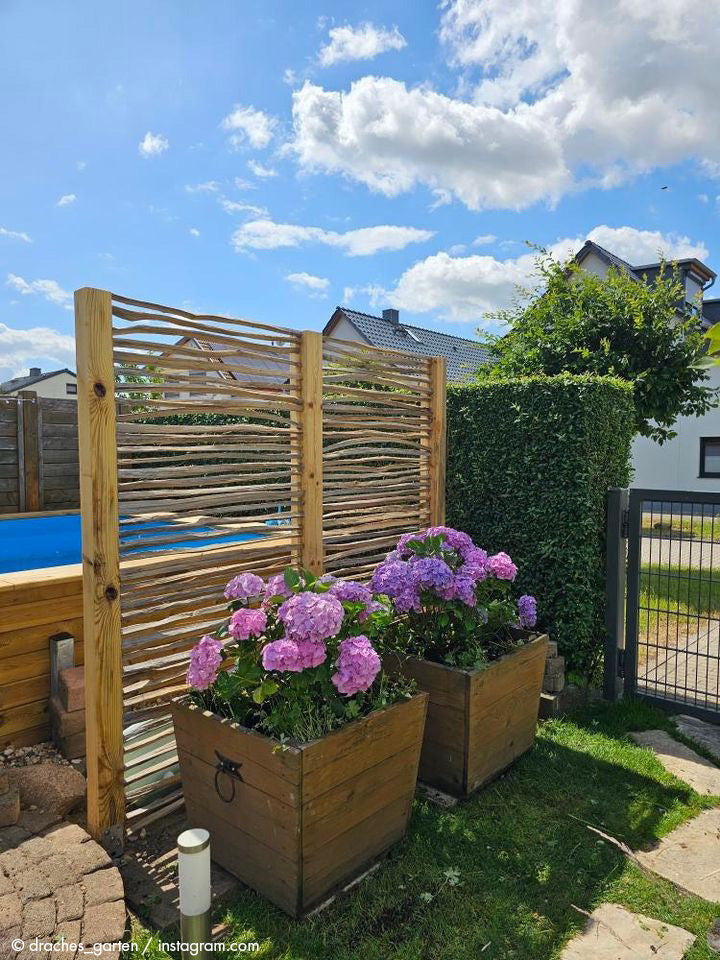 U-Fix Erdanker für Holz Sichtschutzwand