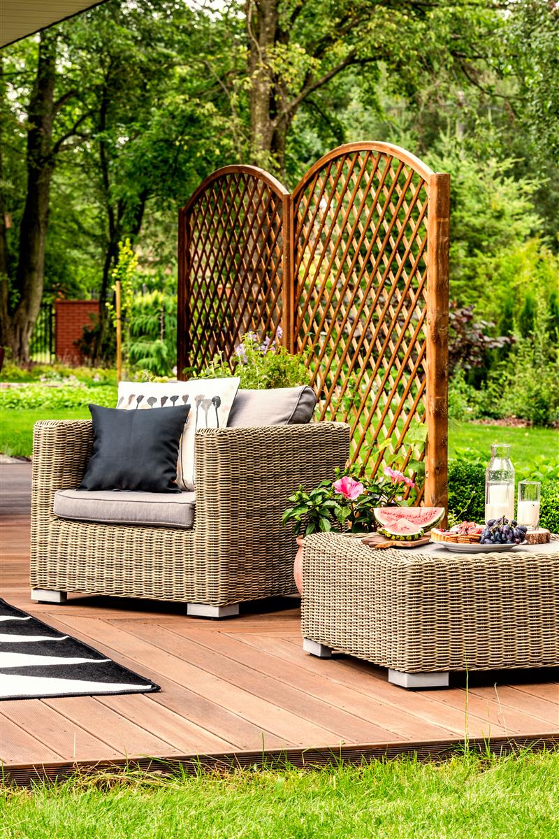 Krinner U-Fix für Holz Sichtschutz