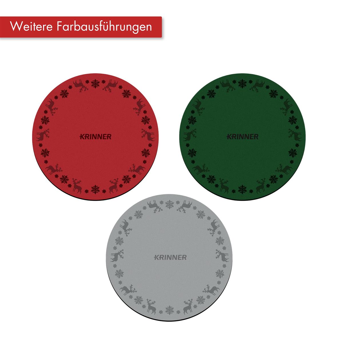 KRINNER´s Christmas Mat Weiß