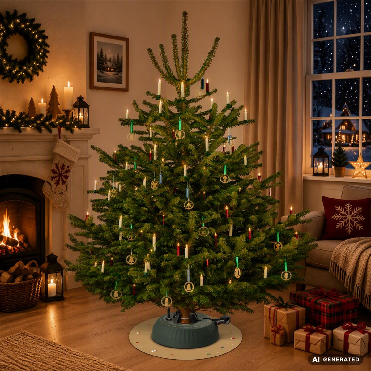 KRINNER's Christmas Mat beige
