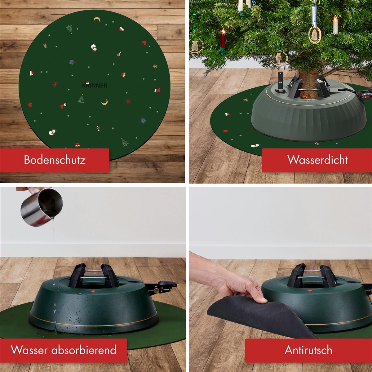 KRINNER's Christmas Mat grün