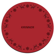 KRINNER´s Christmas Mat Rot