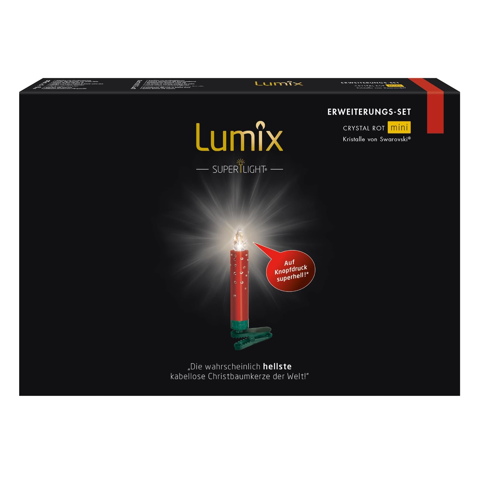 LUMIX SuperLight Crystal Rot Mini Erweiterung