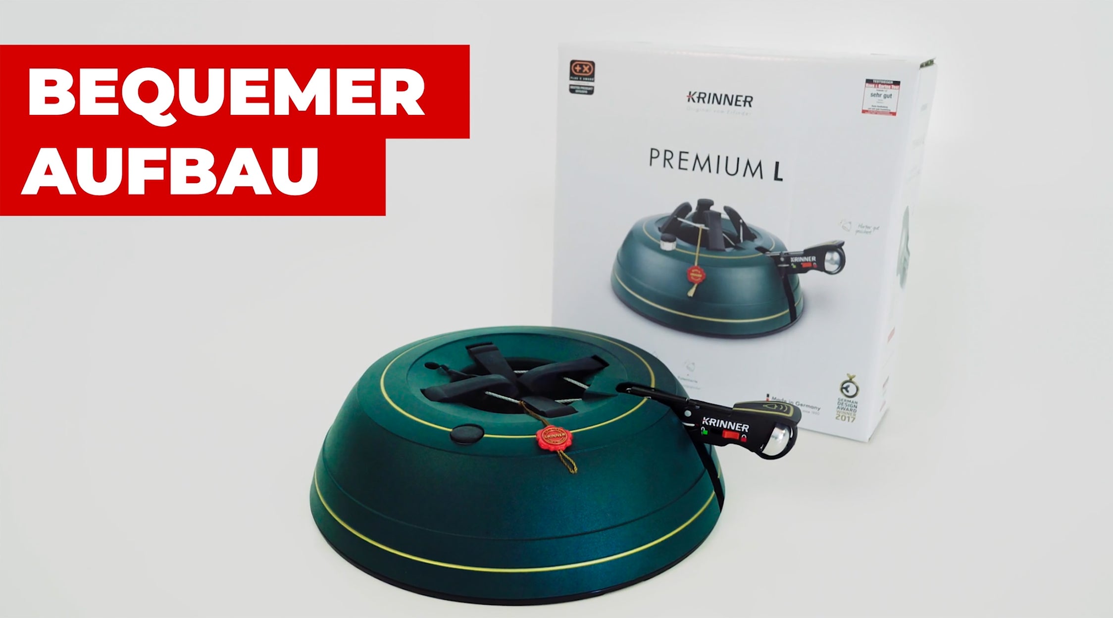 Krinner Christbaumständer Aufbauvideo