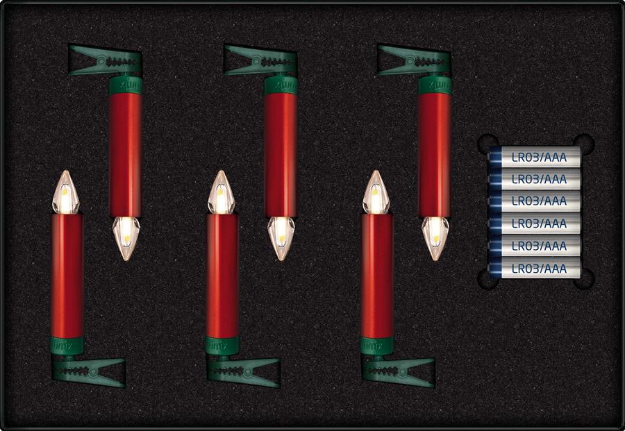 Dekoset „Strahlende Weihnachten“ – Rot