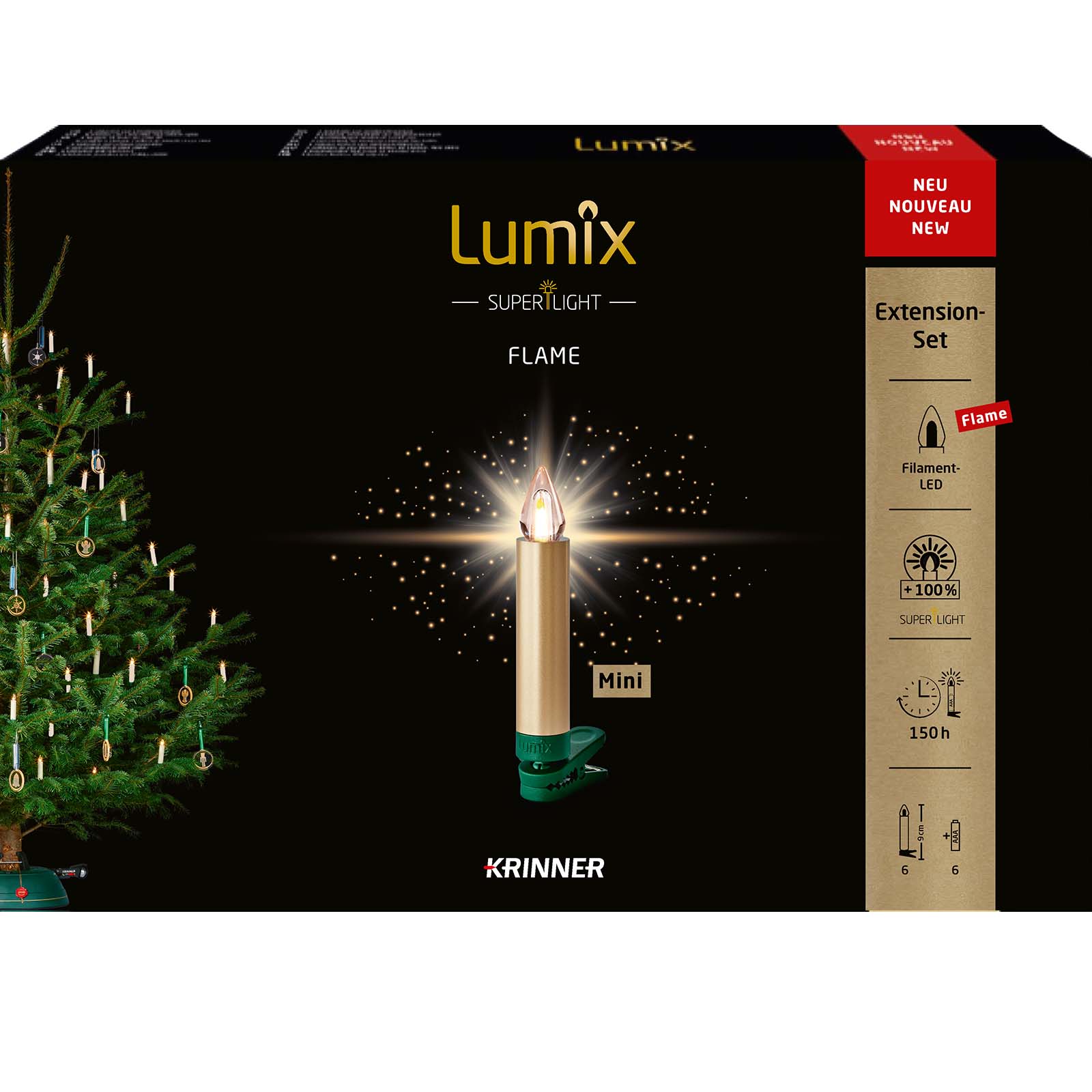 LUMIX SuperLight Flame Mini Metallic Gold Erweiterung