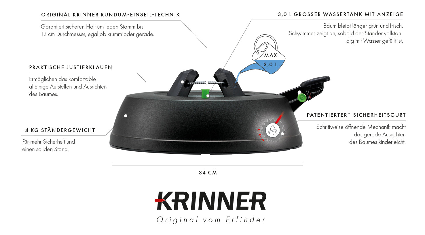 KRINNER Green Line Comfort Grip + S
