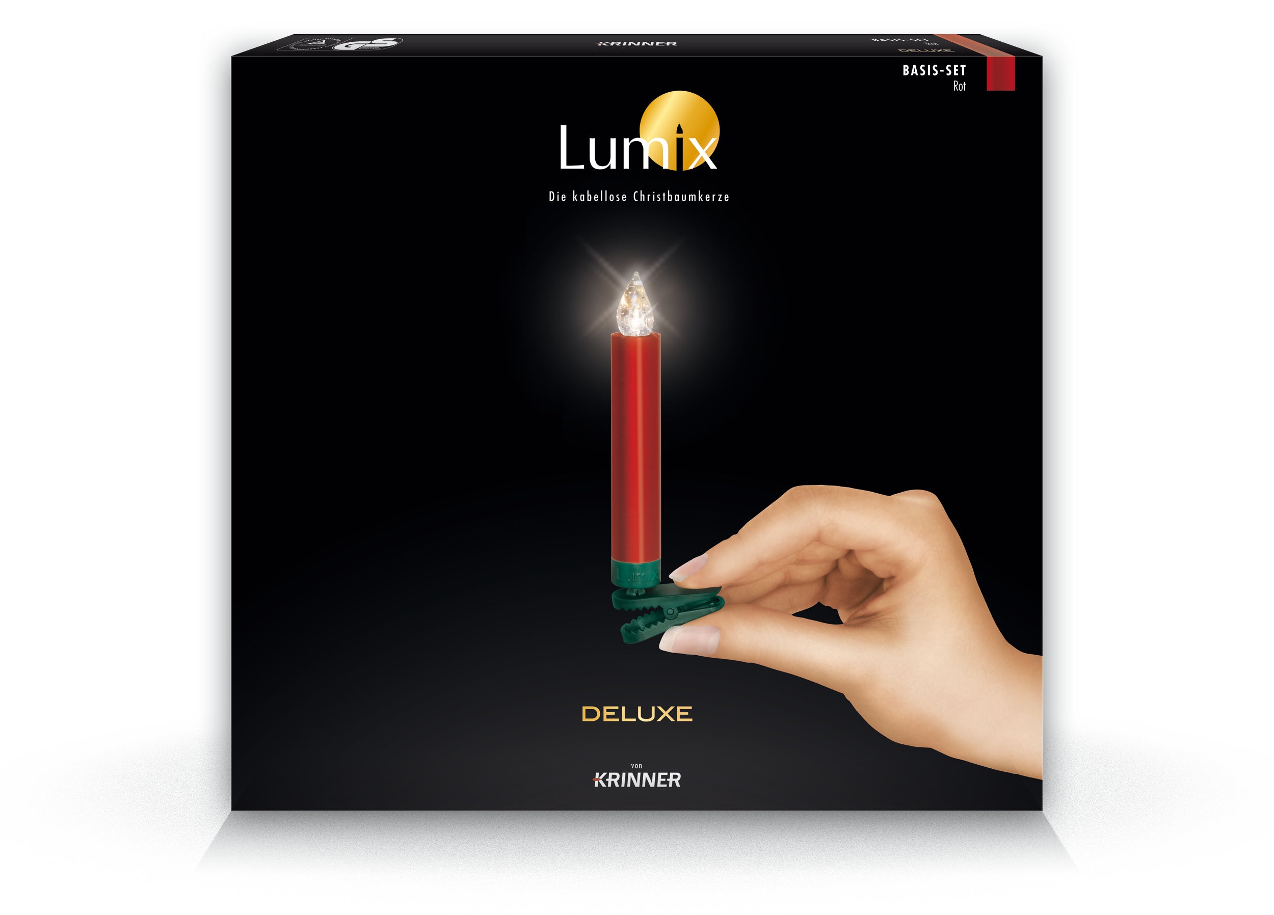 LUMIX Deluxe Rot Basis - Ersatzkerzenset