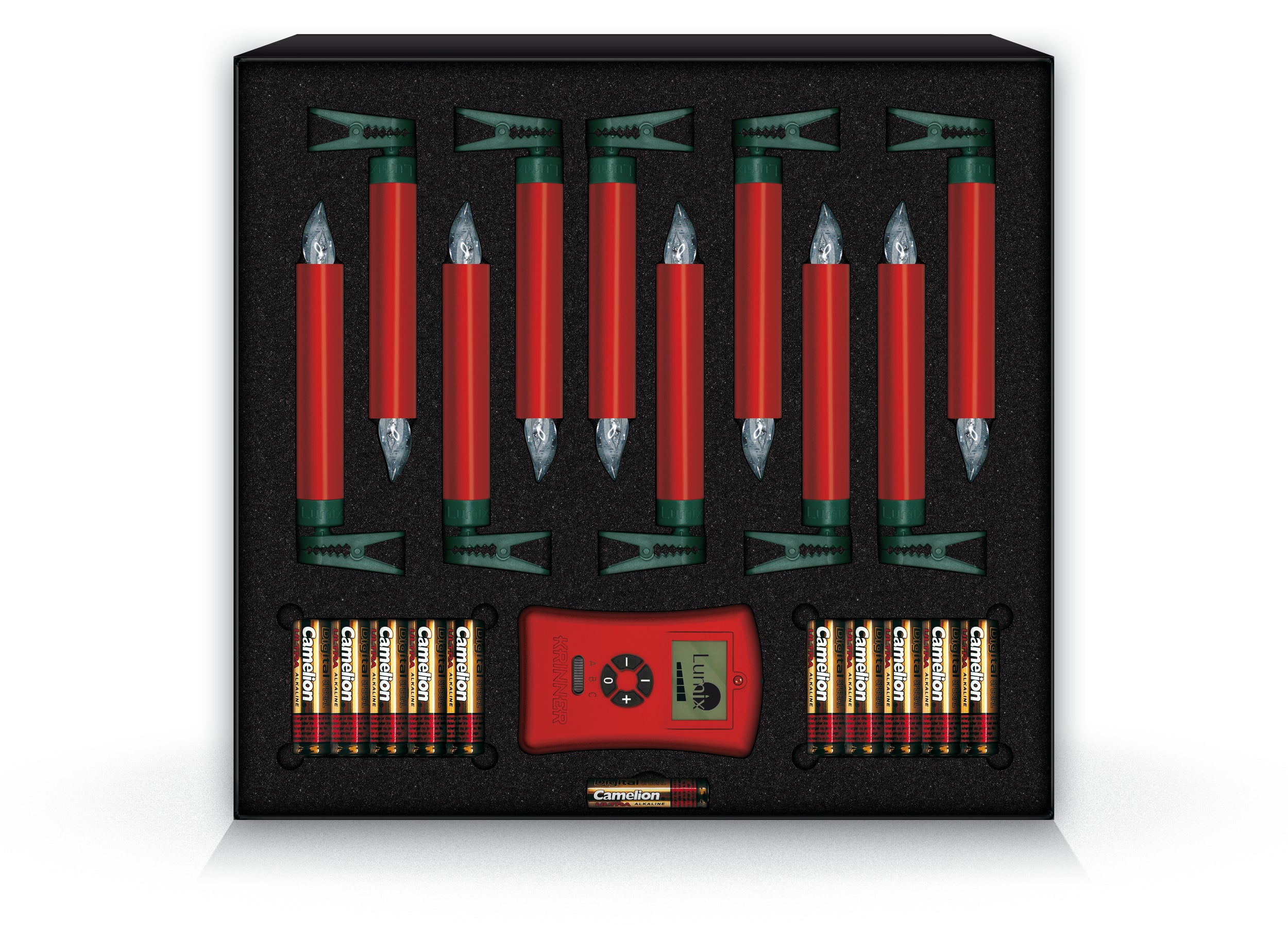 LUMIX Deluxe Rot Basis - Ersatzkerzenset