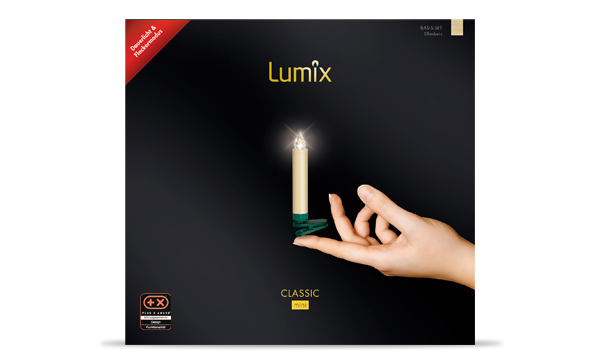 LUMIX Classic Mini Basis -  Als Ersatzkerzenset verwendbar