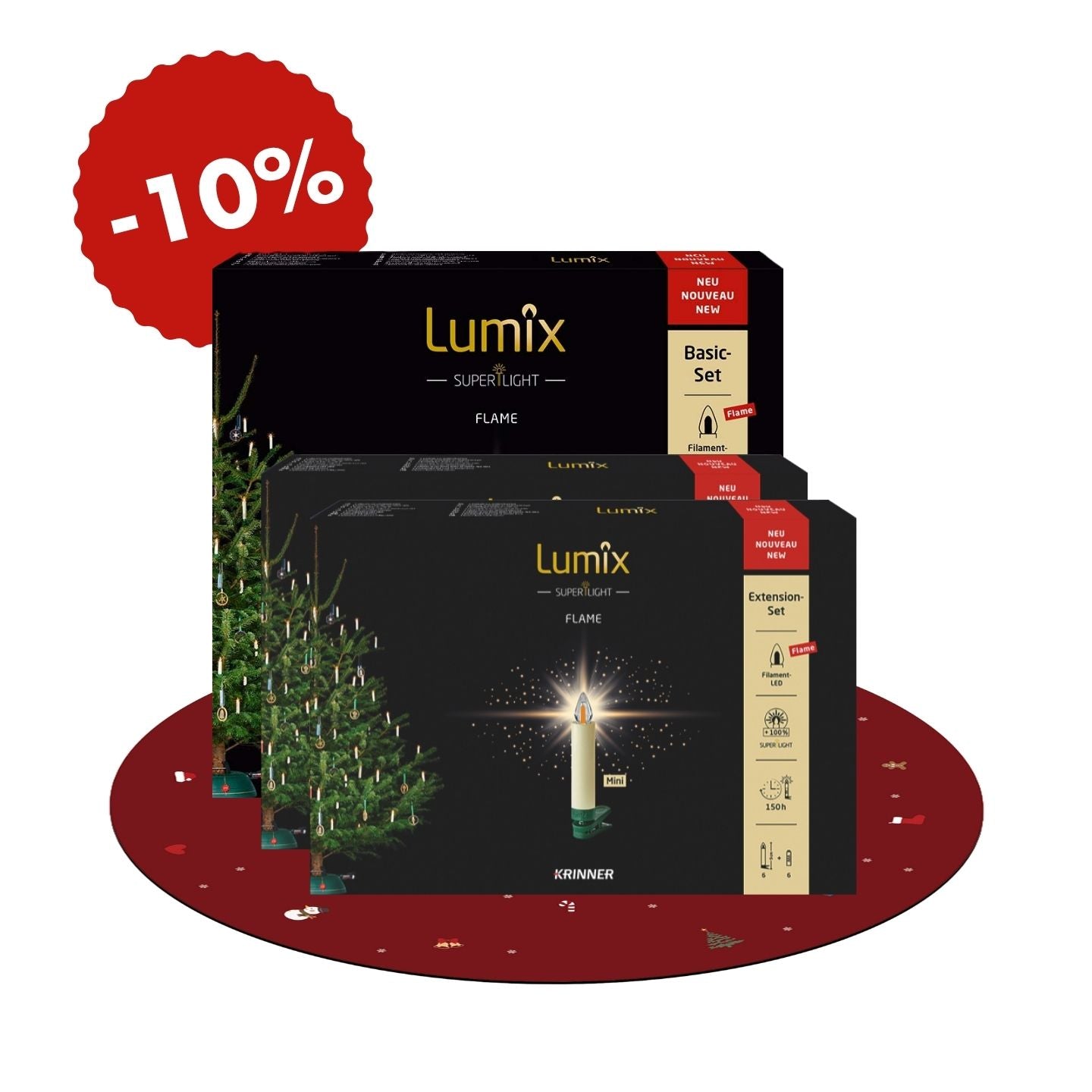 „Strahlende Weihnachten“ – Elfenbein