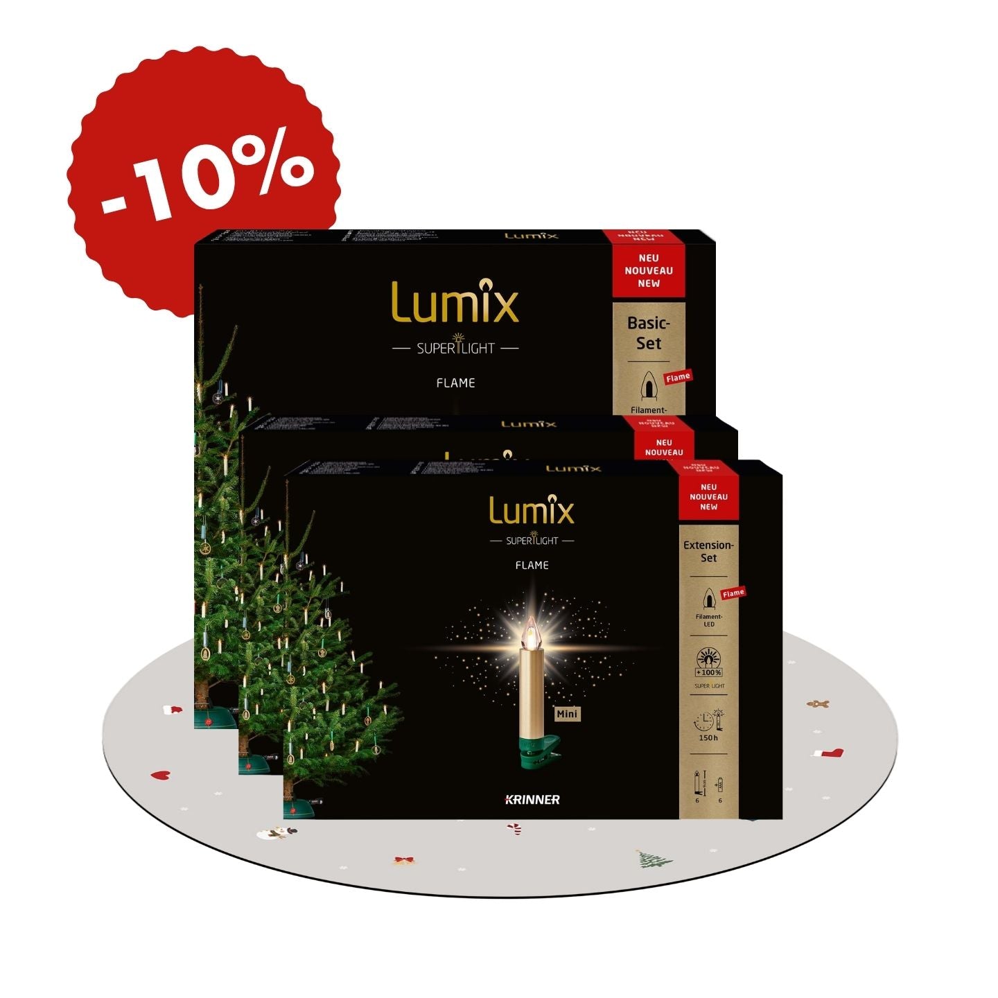 „Strahlende Weihnachten“ – Gold