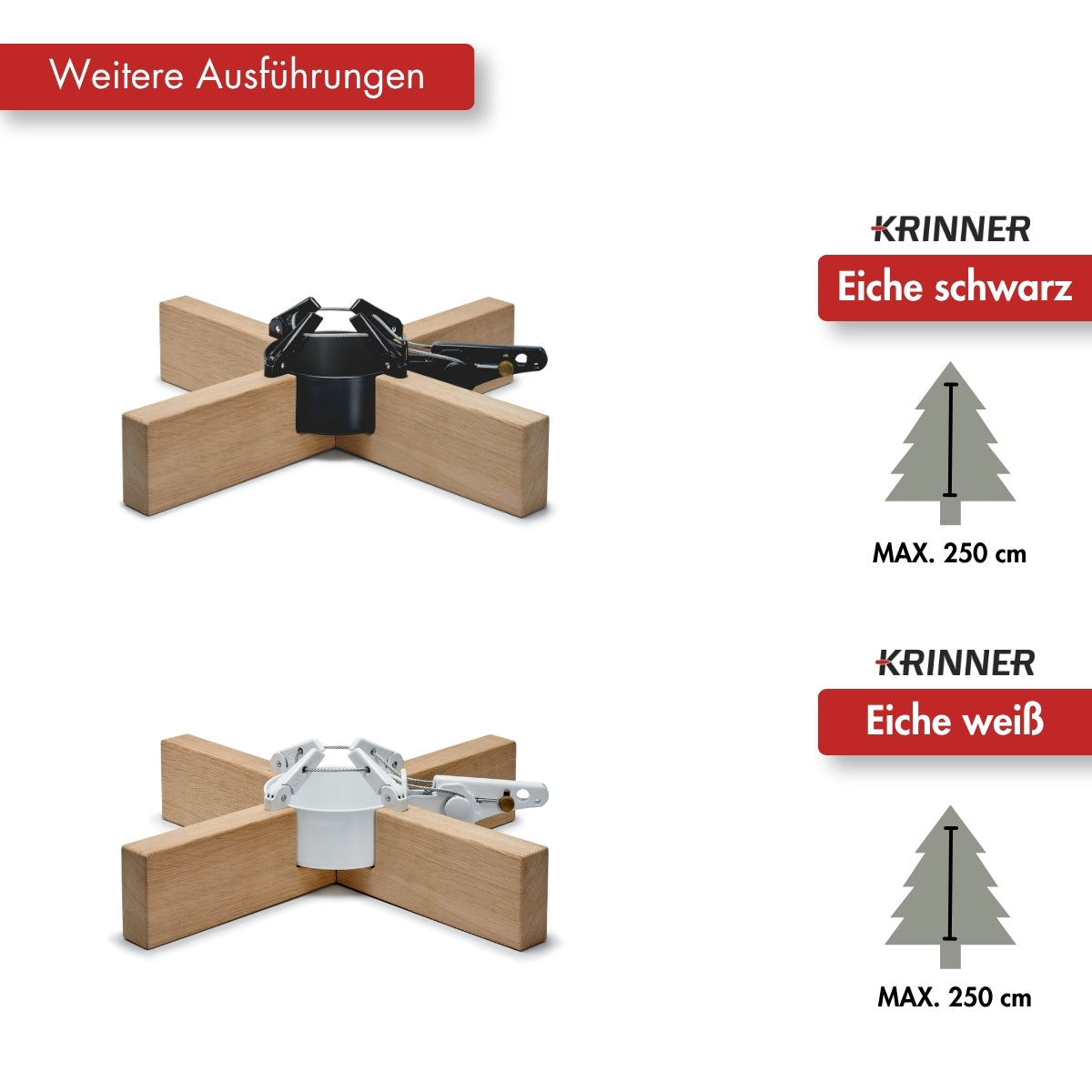 KRINNER Kopenhagen Eiche Weiß