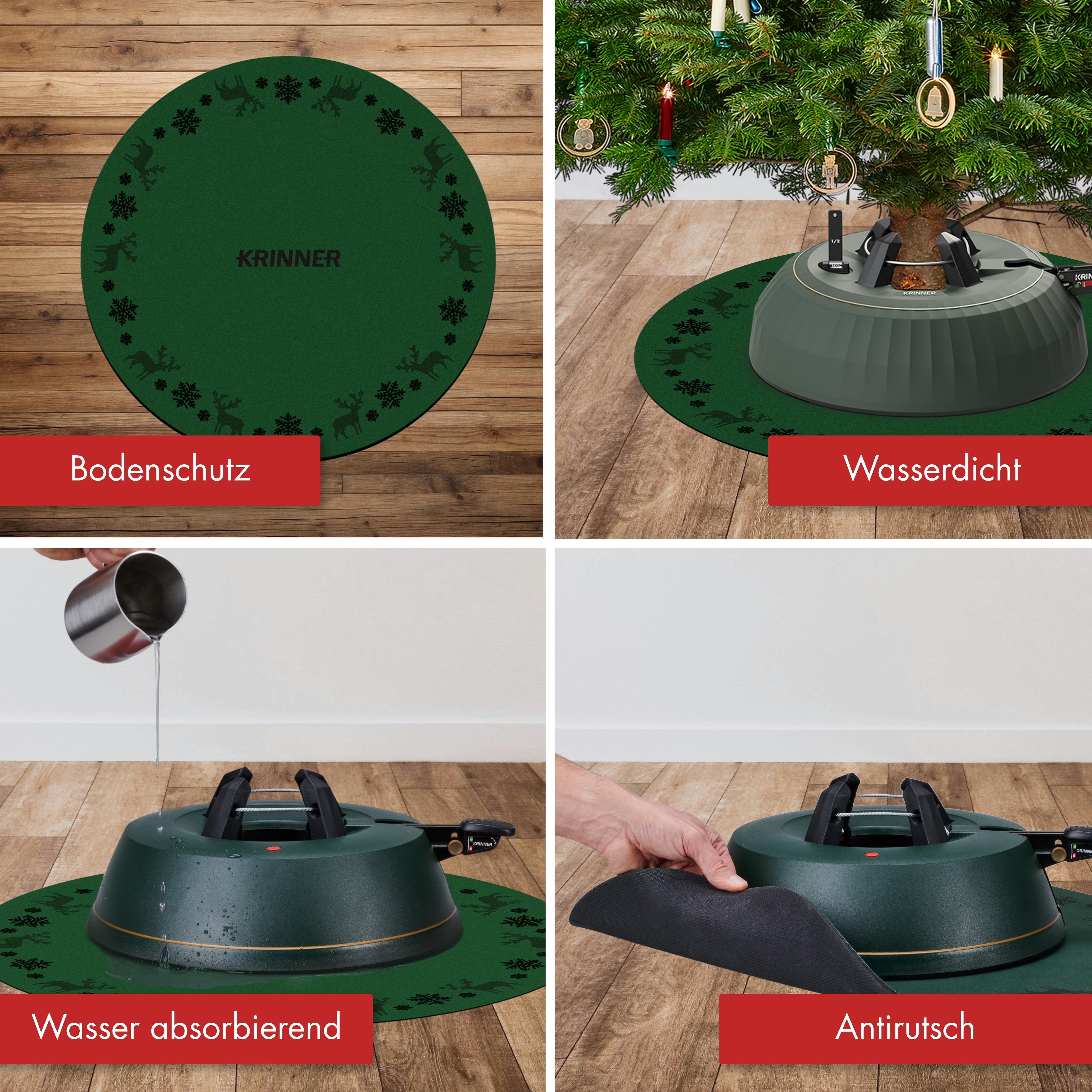 KRINNER´s Christmas Mat Grün
