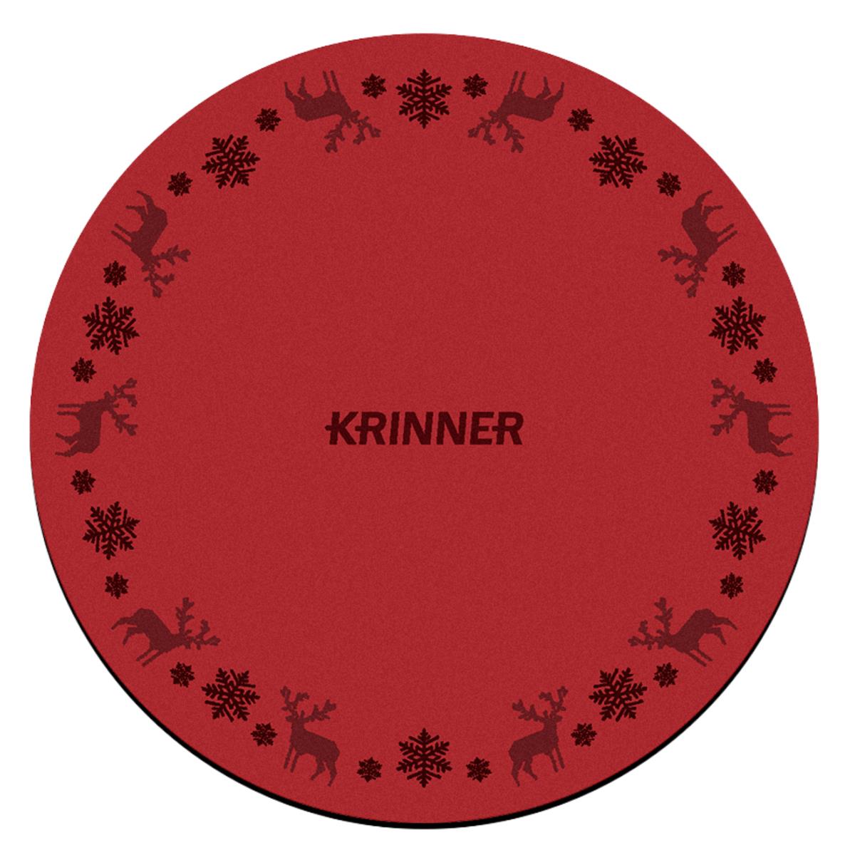 KRINNER´s Christmas Mat Rot