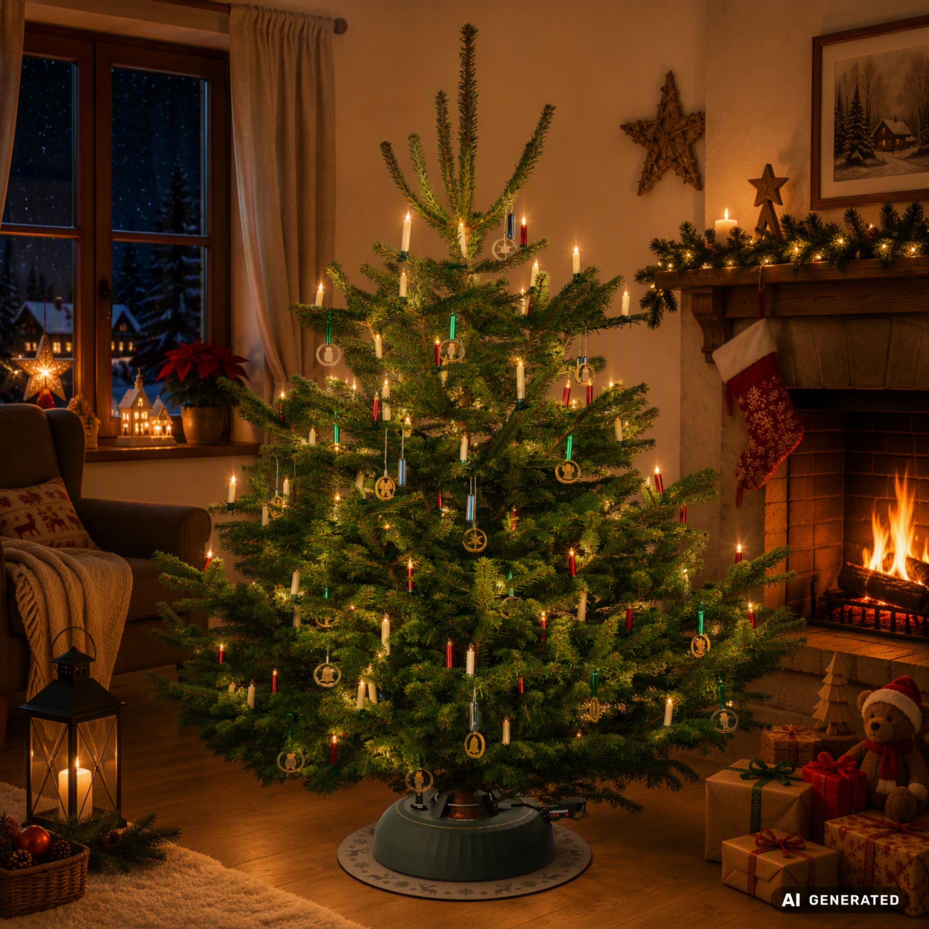 KRINNER´s Christmas Mat Grün