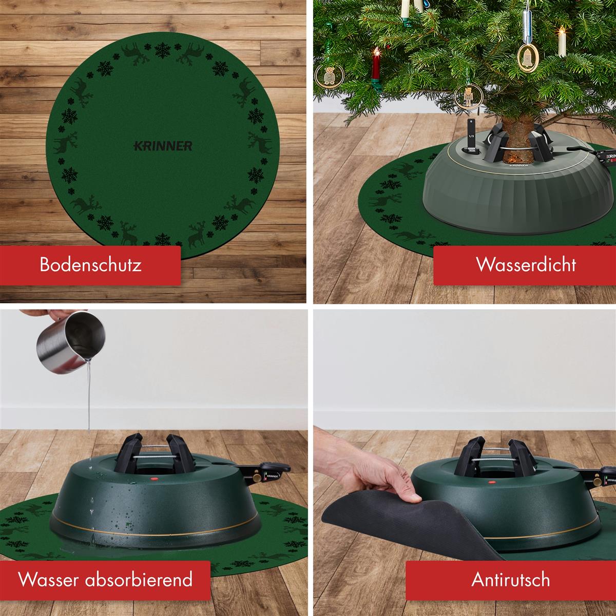KRINNER's Christmas Mat XL Grün