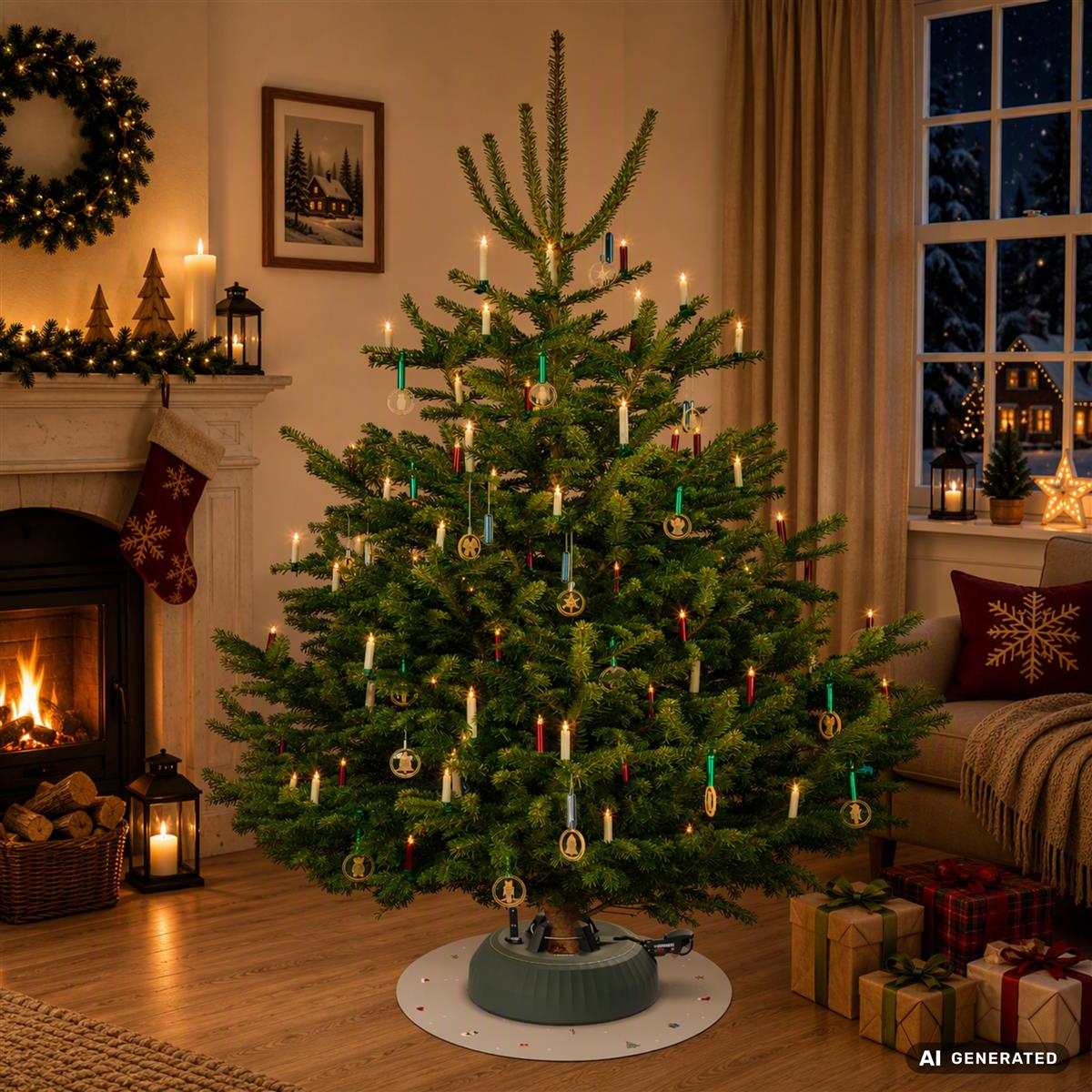 KRINNER's Christmas Mat hellgrau