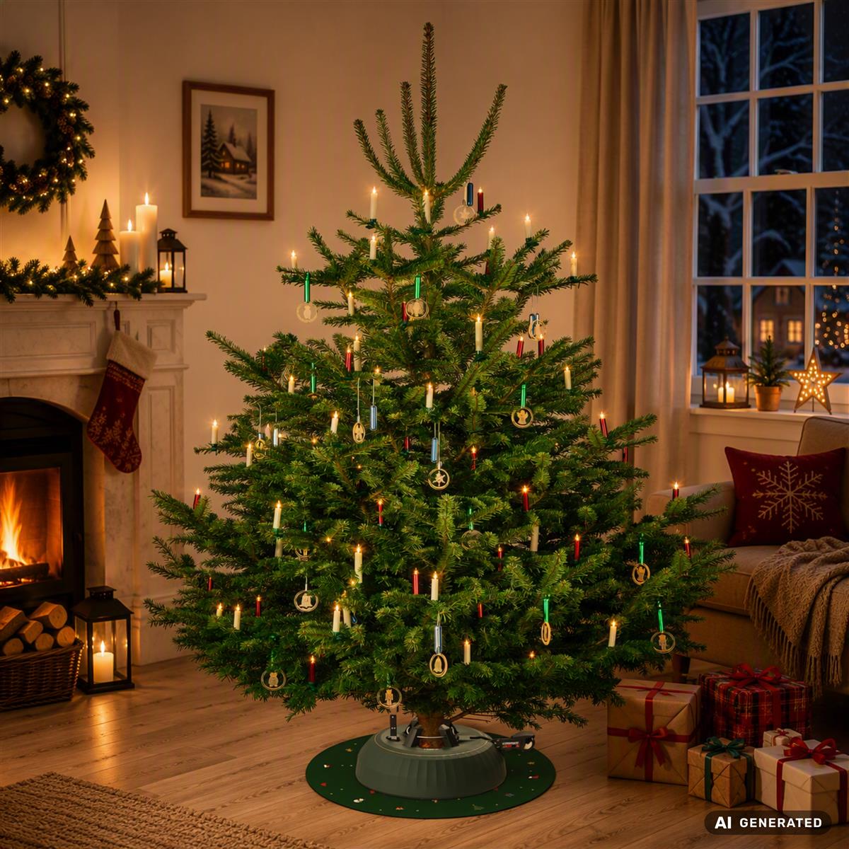 KRINNER's Christmas Mat grün