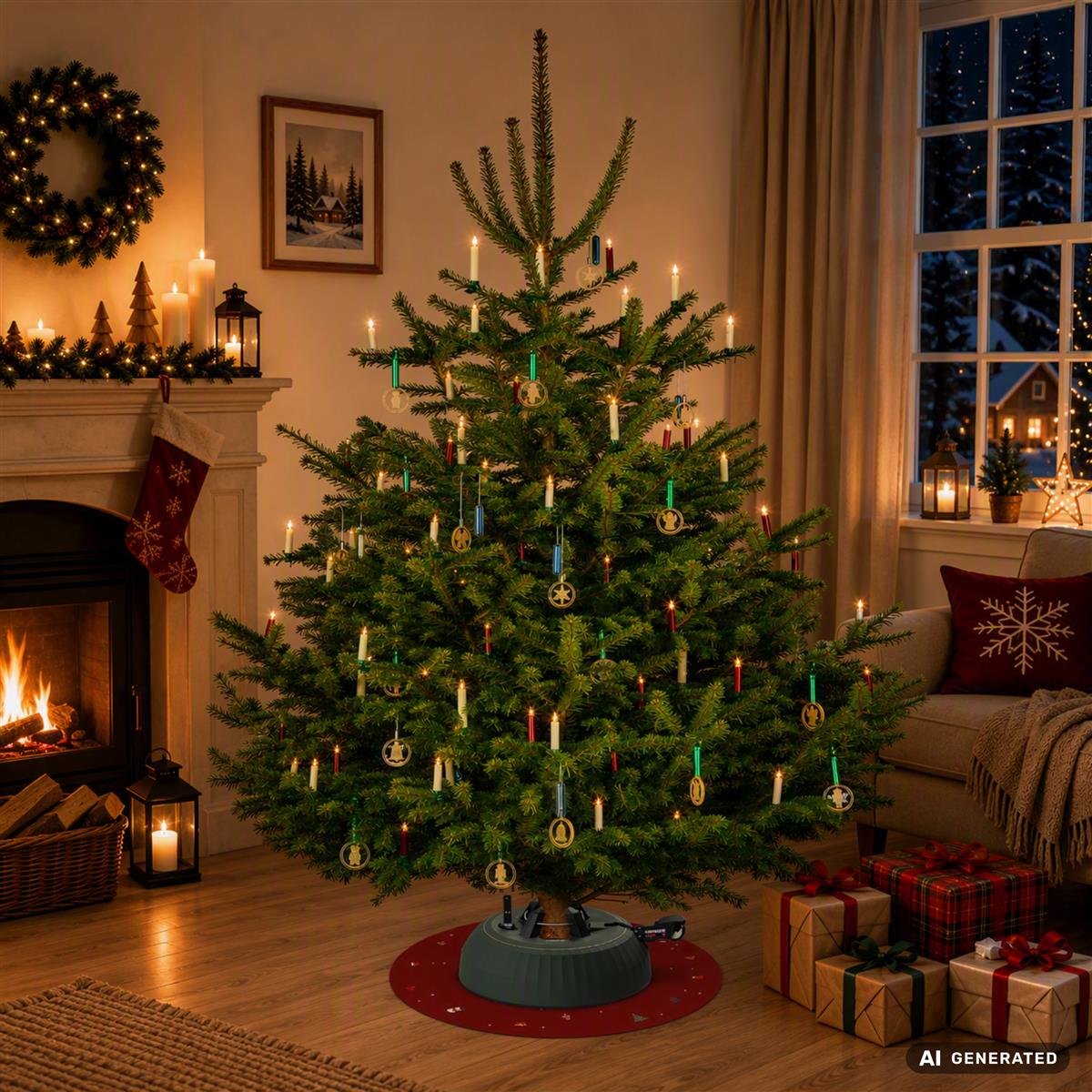 KRINNER's Christmas Mat rot