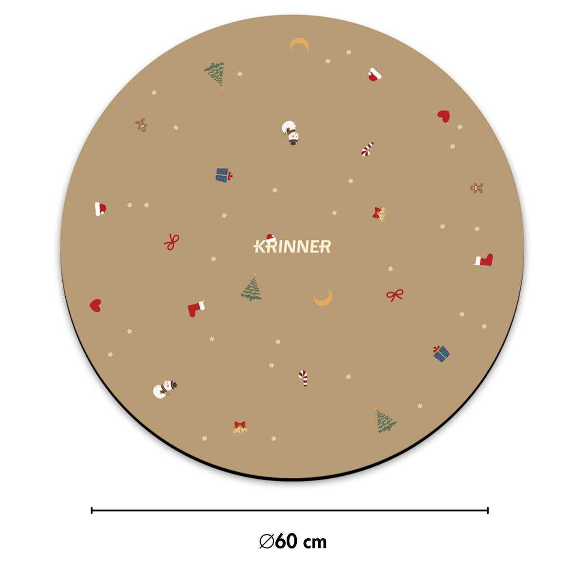 KRINNER's Christmas Mat beige