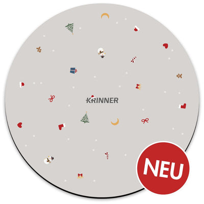 KRINNER's Christmas Mat hellgrau