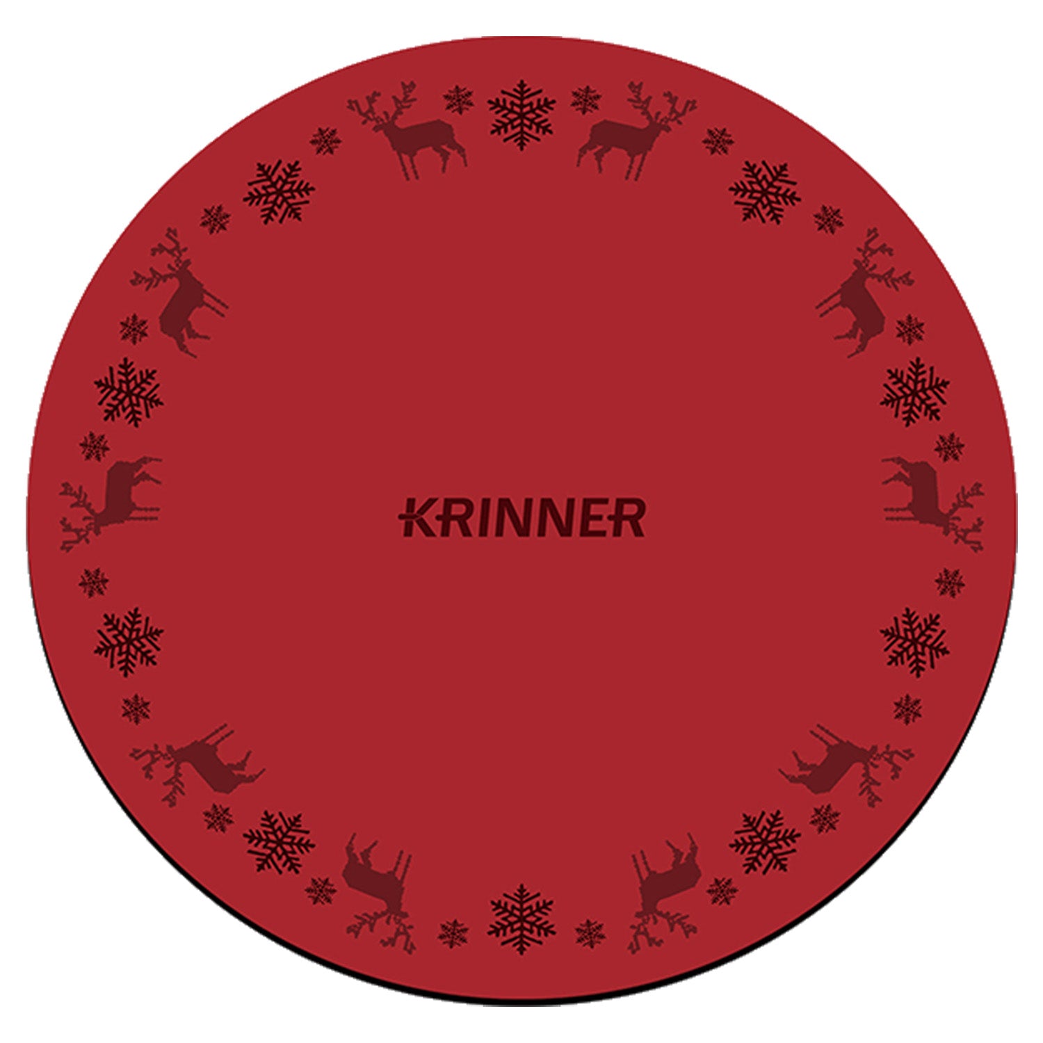 KRINNER´s Christmas Mat Rot