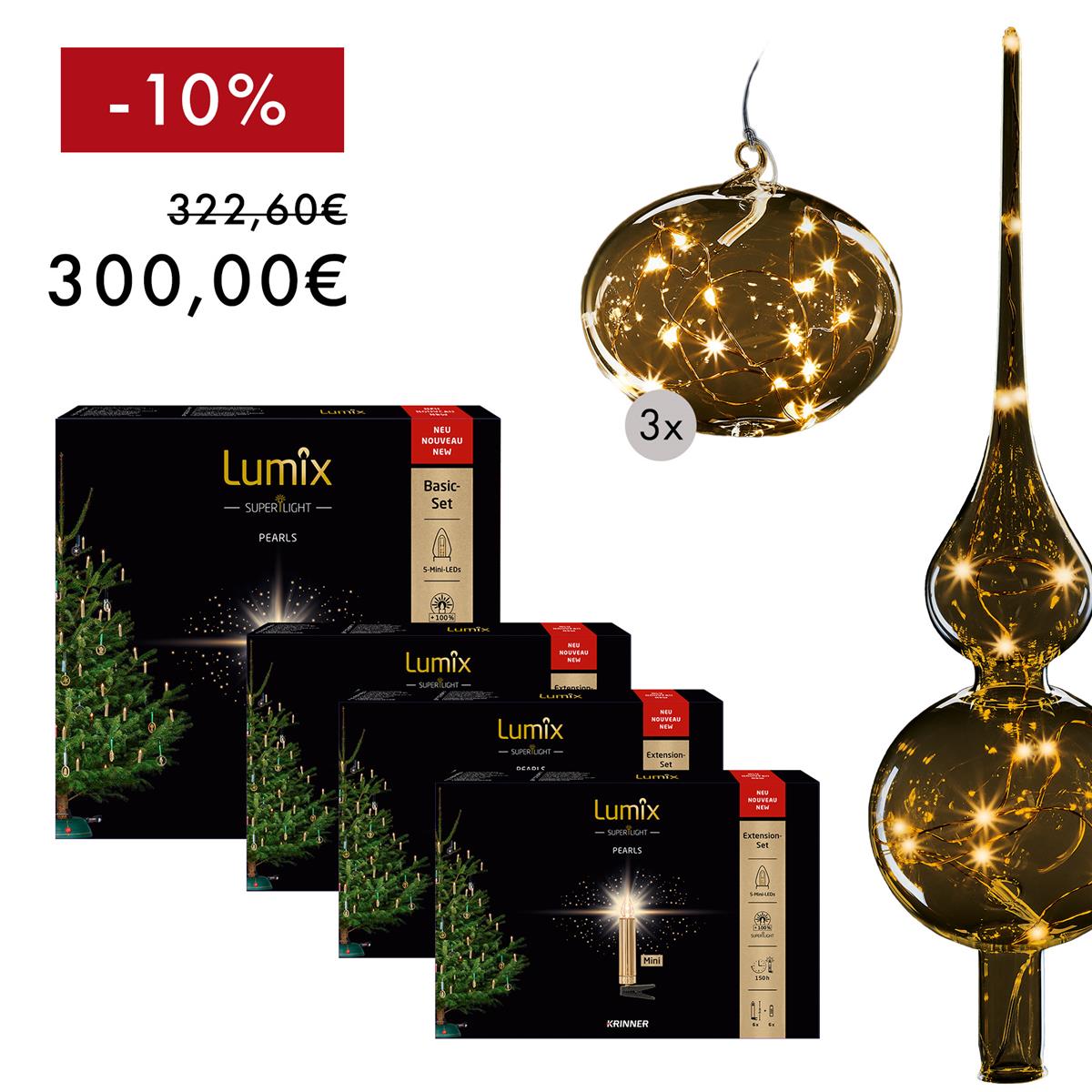 Dekoset „Strahlende Weihnachten Deluxe“ - Pearls