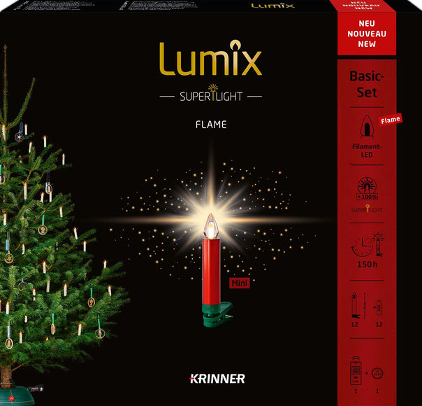 LUMIX SuperLight Flame Mini Metallic Rot Basis