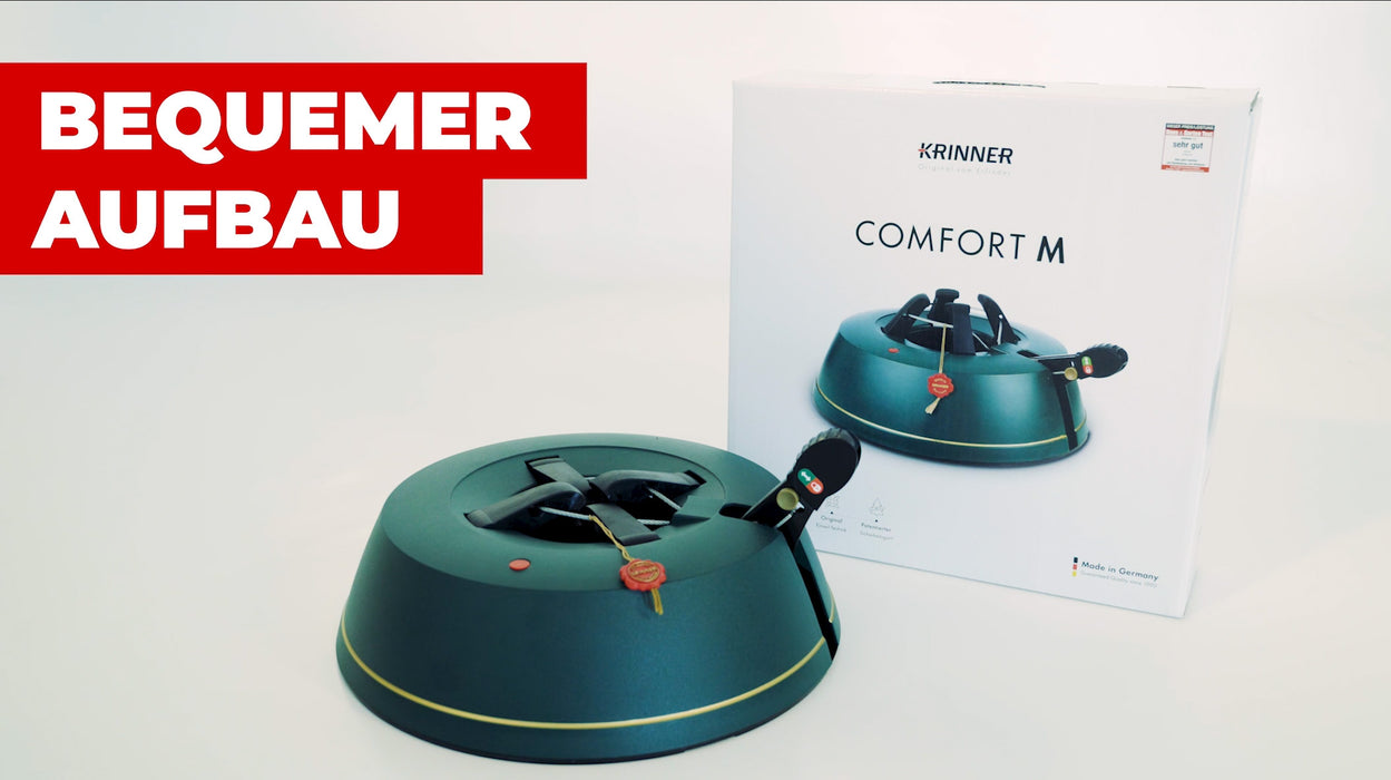 Krinner Christbaumständer Erklär- und Aufbauvideo der Comfort Serie